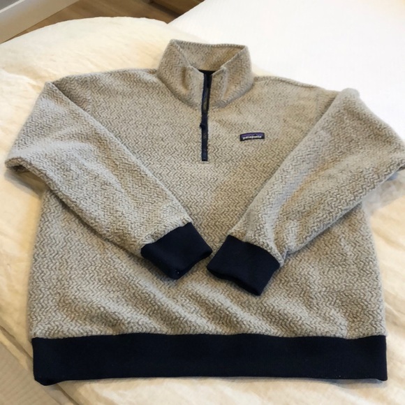 men's woolyester fleece pullover